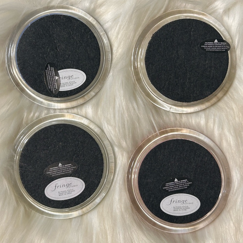 Fringe Studio Paris Travel Set Glass Coasters - Picture 7 of 12